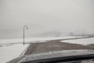 Durante la madrugada cayó nieve en las zonas altas de Tafí del Valle