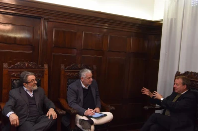 Visita del embajador alemán a LA GACETA