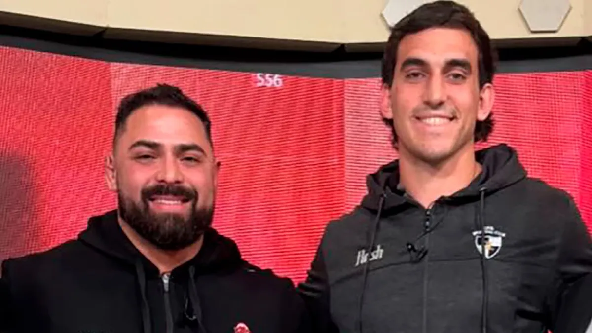 EMOTIVO REENCUENTRO. Cedarry y Echeveste se reencontraron luego del episodio que vivieron el fin de semana.