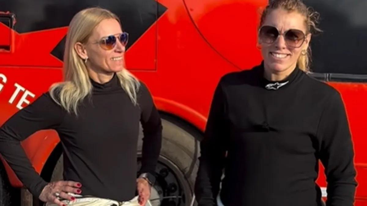 Las protagonistas del accidente, que ya se encuentran en sus hogares.