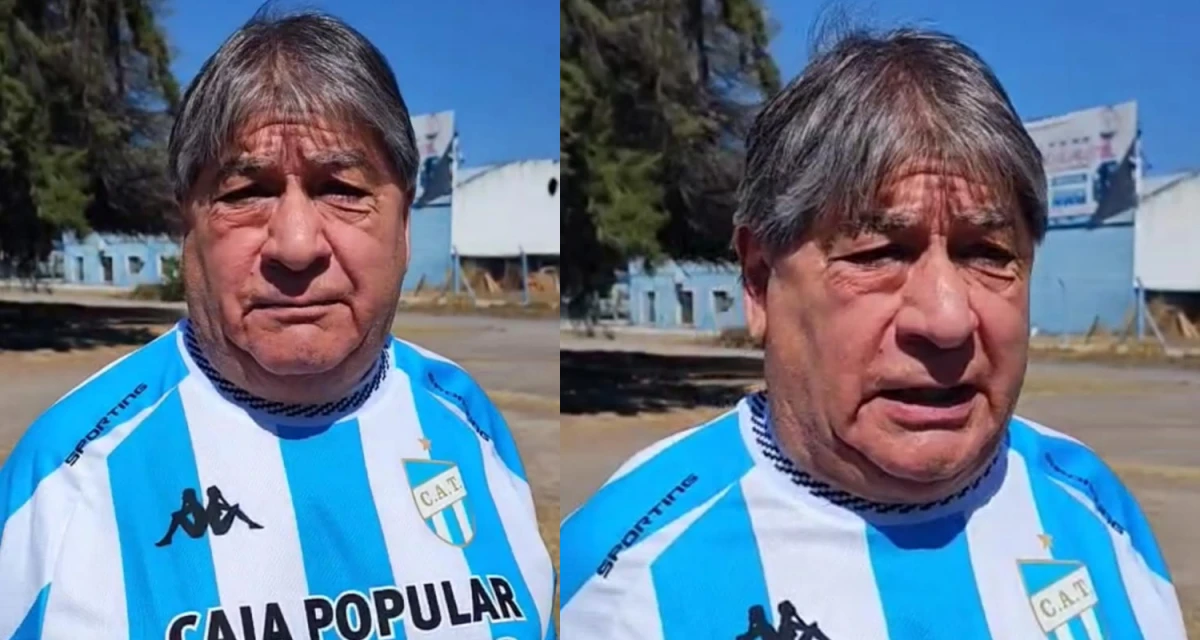 Benito Montenegro viajó desde Jujuy para ver el partido frente a Newell's.