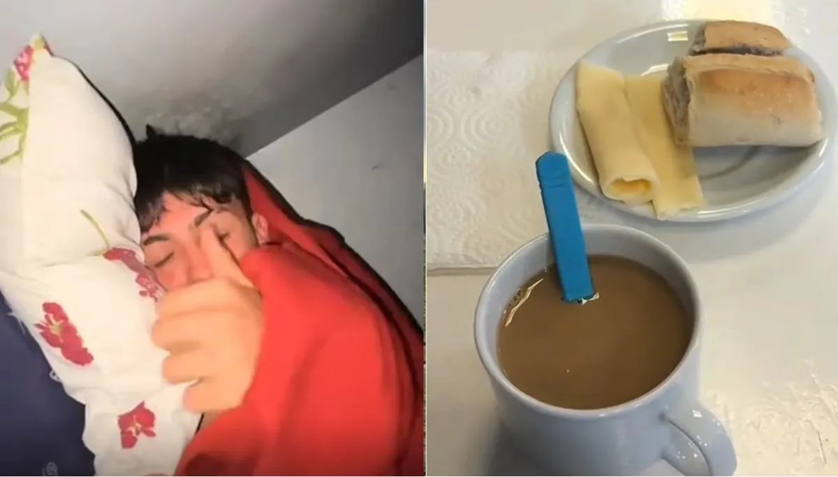 CRISIS AZULGRANA. El arquero de la reserva mostró un día en la pensión del club y despertó la polémica