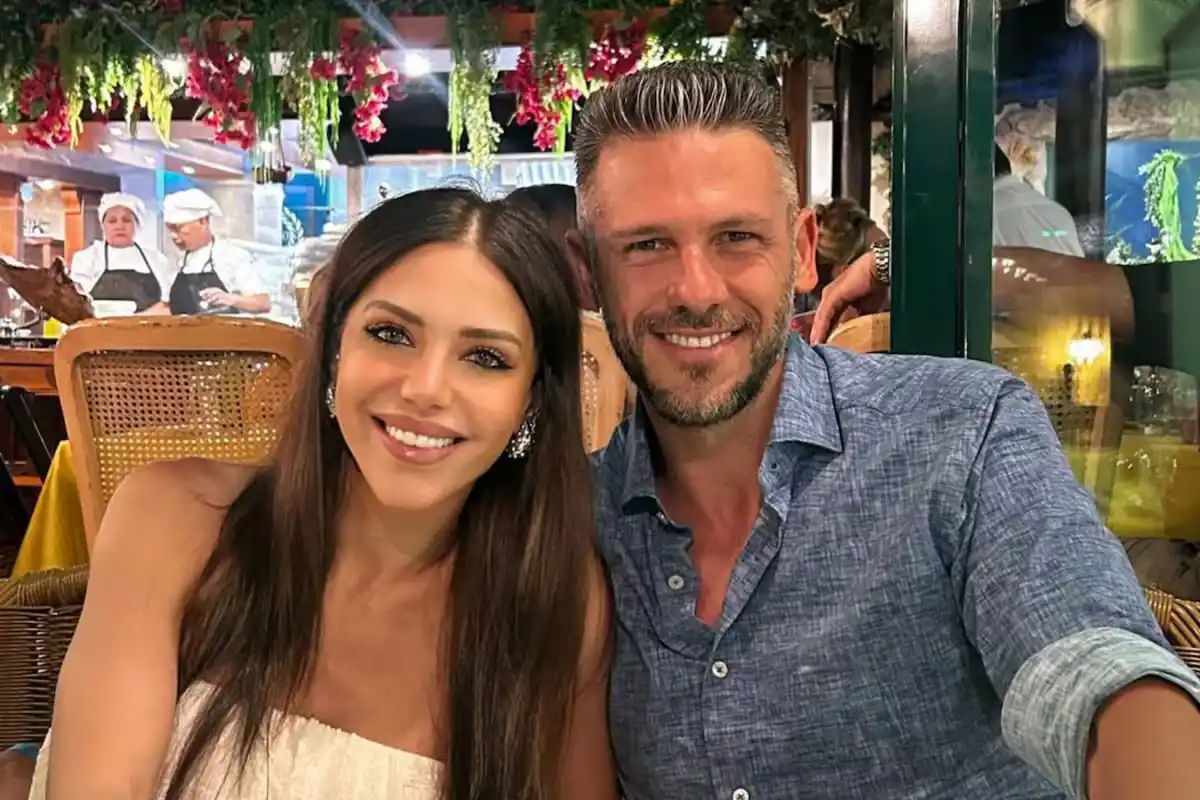 Evangelina Anderson y Martín Demichelis.