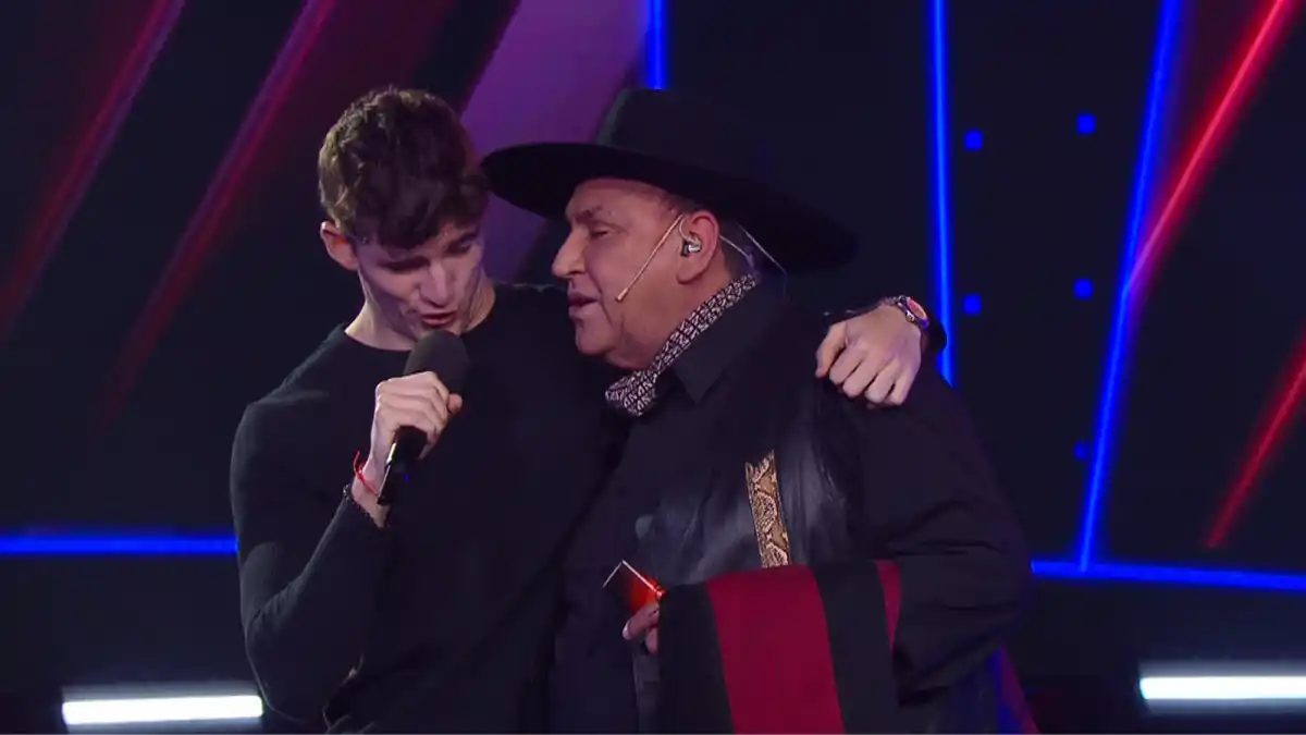 La Voz: el tucumano Pablo Cuello cumplió su sueño de cantar con el Chaqueño Palavecino