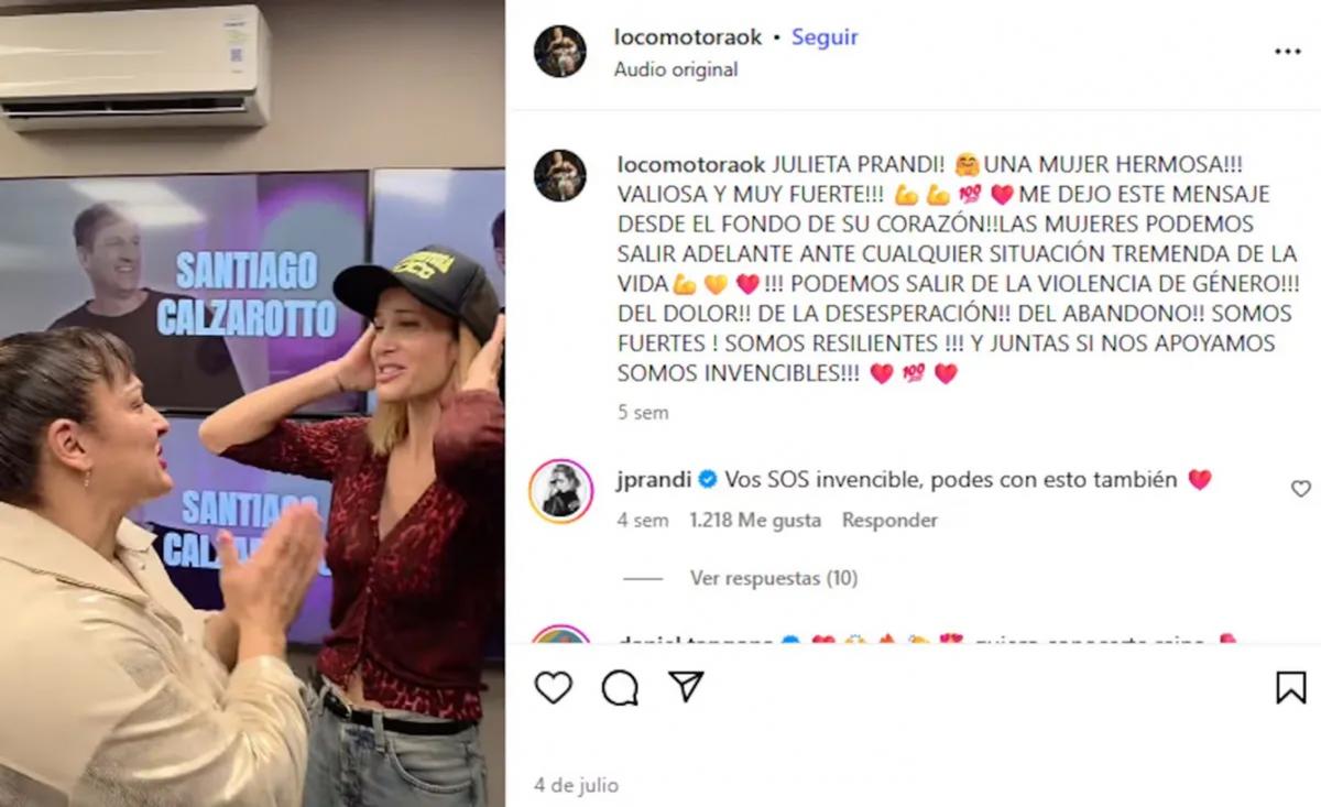 Video viral: las emotivas palabras de Locomotora Oliveras a Julieta Prandi durante el juicio a Contardi