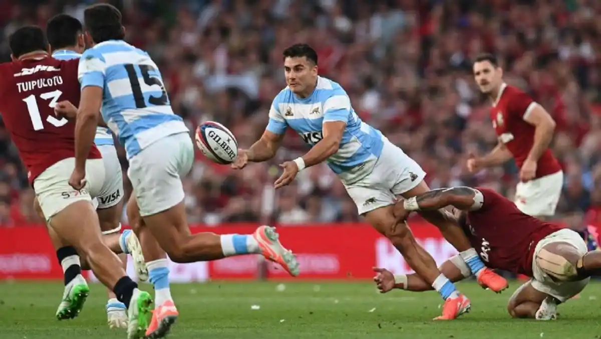 DESDE EL INICIO. Tomás Albornoz integraría el 15 inicial de Los Pumas en el duelo contra Sudáfrica.