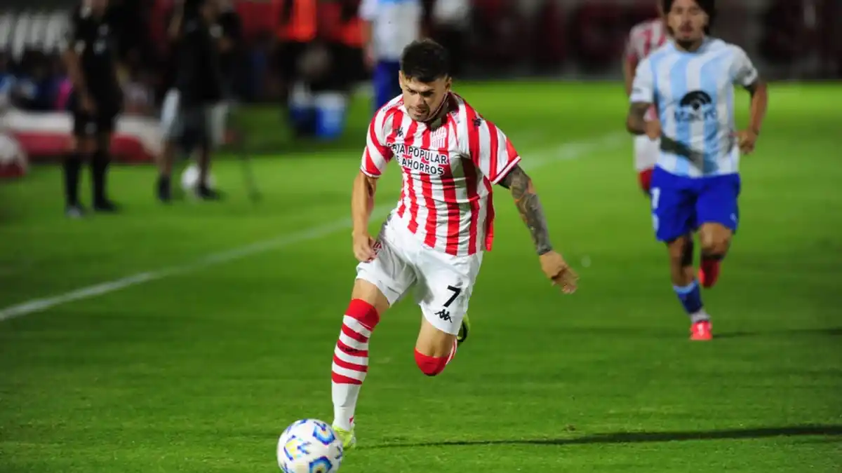 VUELVA A LA TITULARIDAD. Luego de ausentarse en el partido contra Deportivo Madryn, Franco García será parte del ataque de San Martín