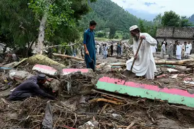 Inundaciones en Pakistán: hay al menos 150 desaparecidos