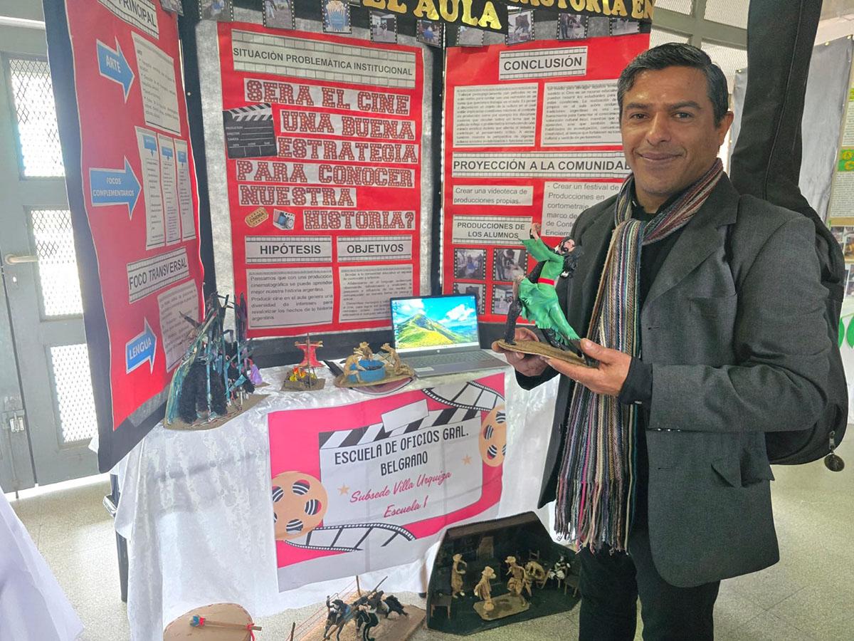 ENTUSIASMADO. Daniel Ledesma contó su experiencia en la Feria.