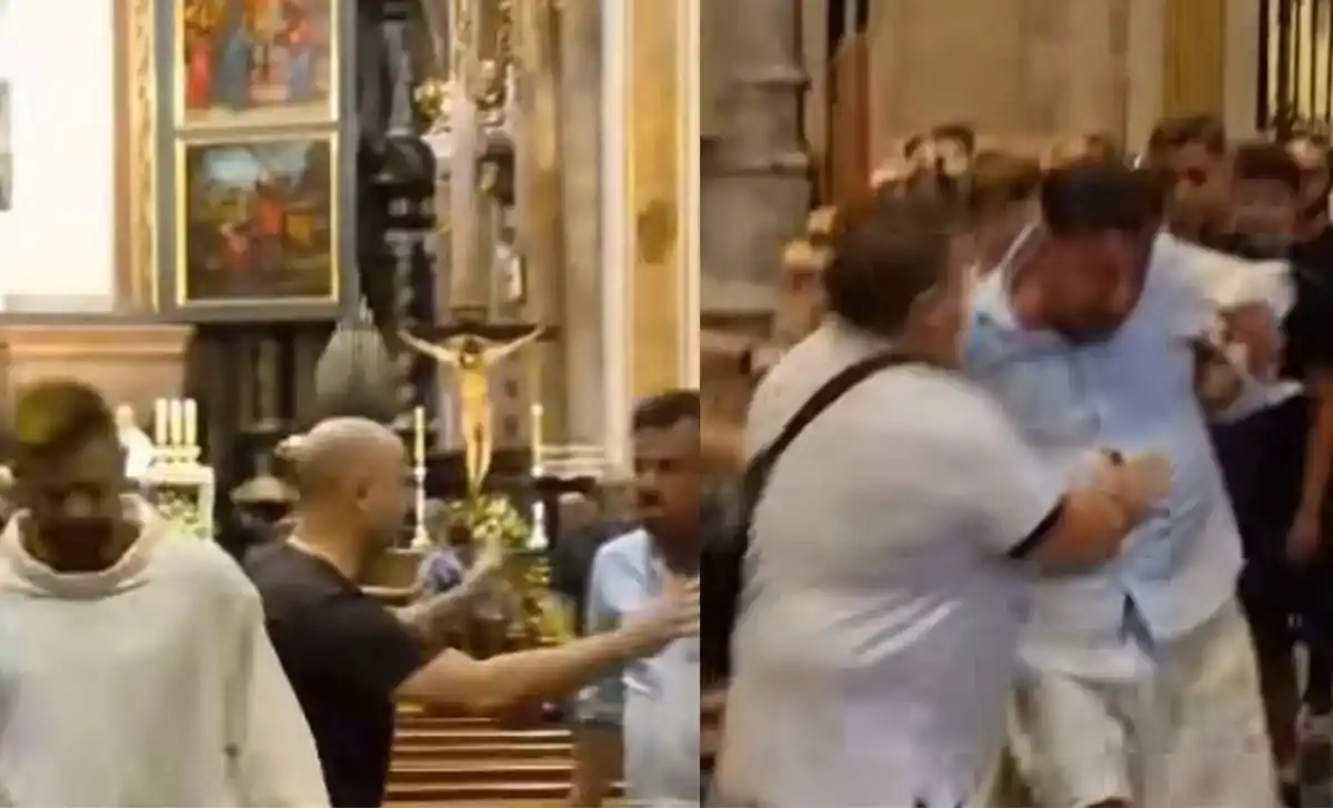 Caos en la Catedral de Valencia: patadas, puñetazos y tensión en plena eucaristía
