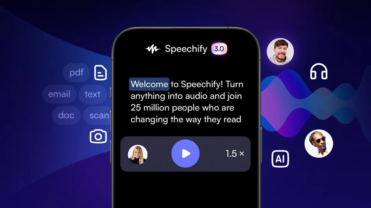 GRATUITA. La herramienta que transforma tus textos en podcasts personalizados. / SPEECHIFY