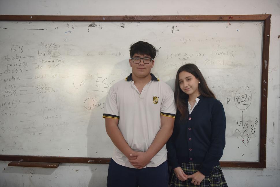 CONFORMES. Horacio y Agostina celebraron haber pasado a la final.