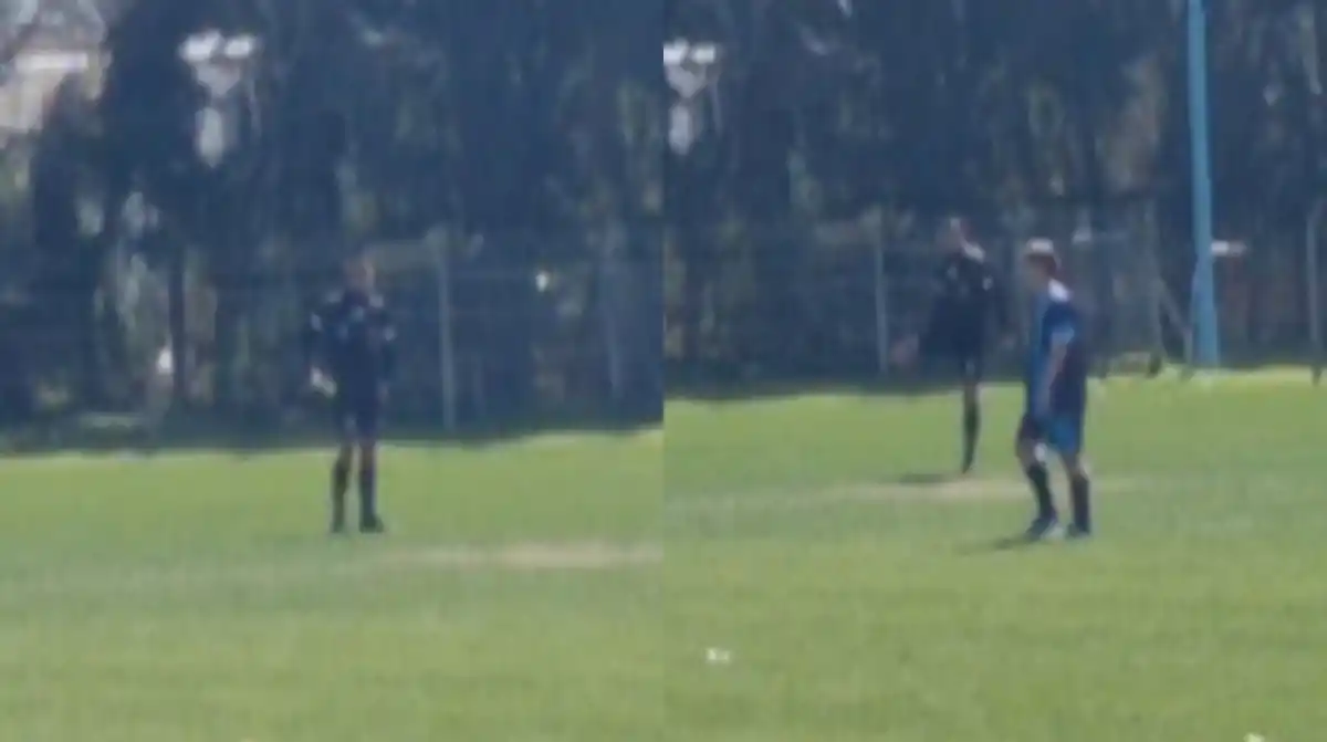 Un árbitro fue echado por la AFA tras un partido insólito: las imágenes que indignaron a todos
