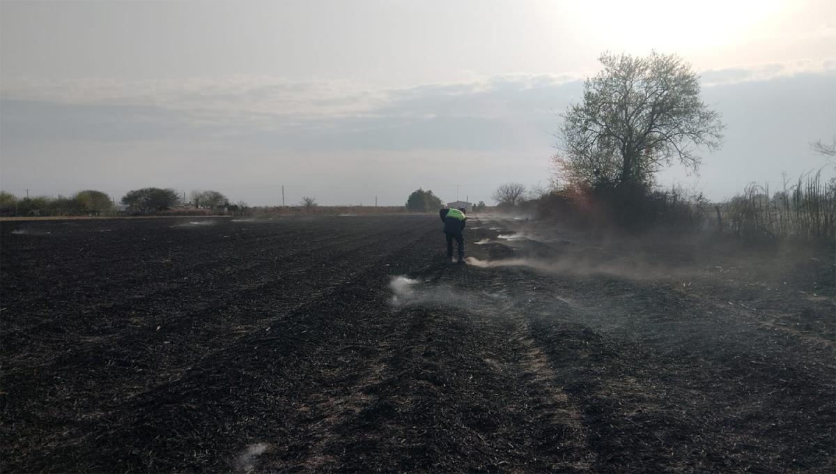 Quema sofocada en La Florida. 