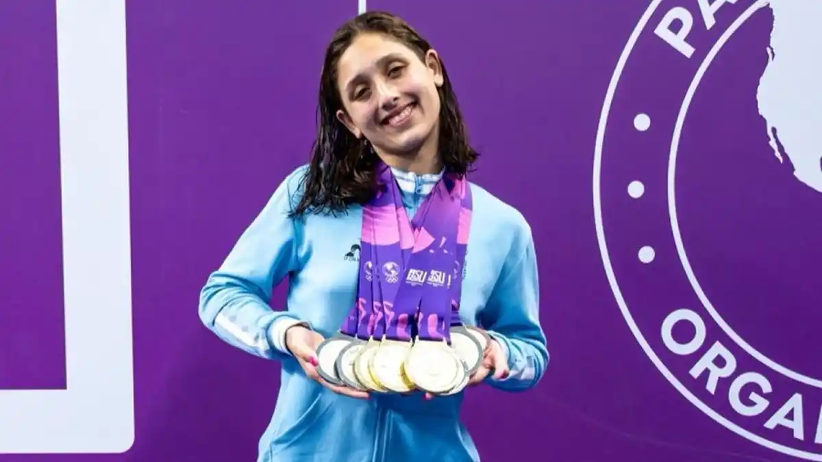 PROMESA NACIONAL. Agostina Hein fue la atleta mas joven de la delegación argentina en los Juegos Olímpicos de Paris 2024