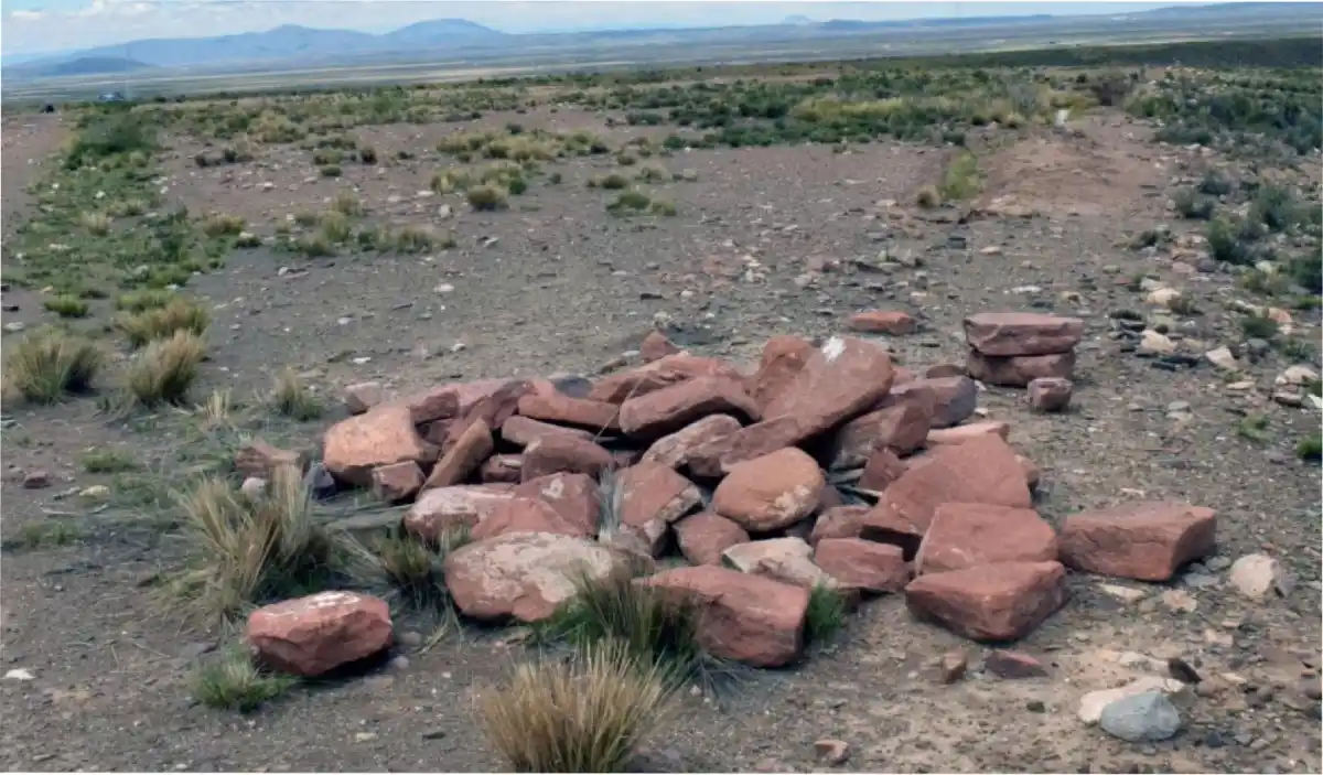 El complejo de templos recién descubierto está ubicado al sureste del lago Titicaca, una región donde los investigadores anteriores de Tiwanaku no habían centrado sus esfuerzos de búsqueda. José Capriles/Penn State/CNN
