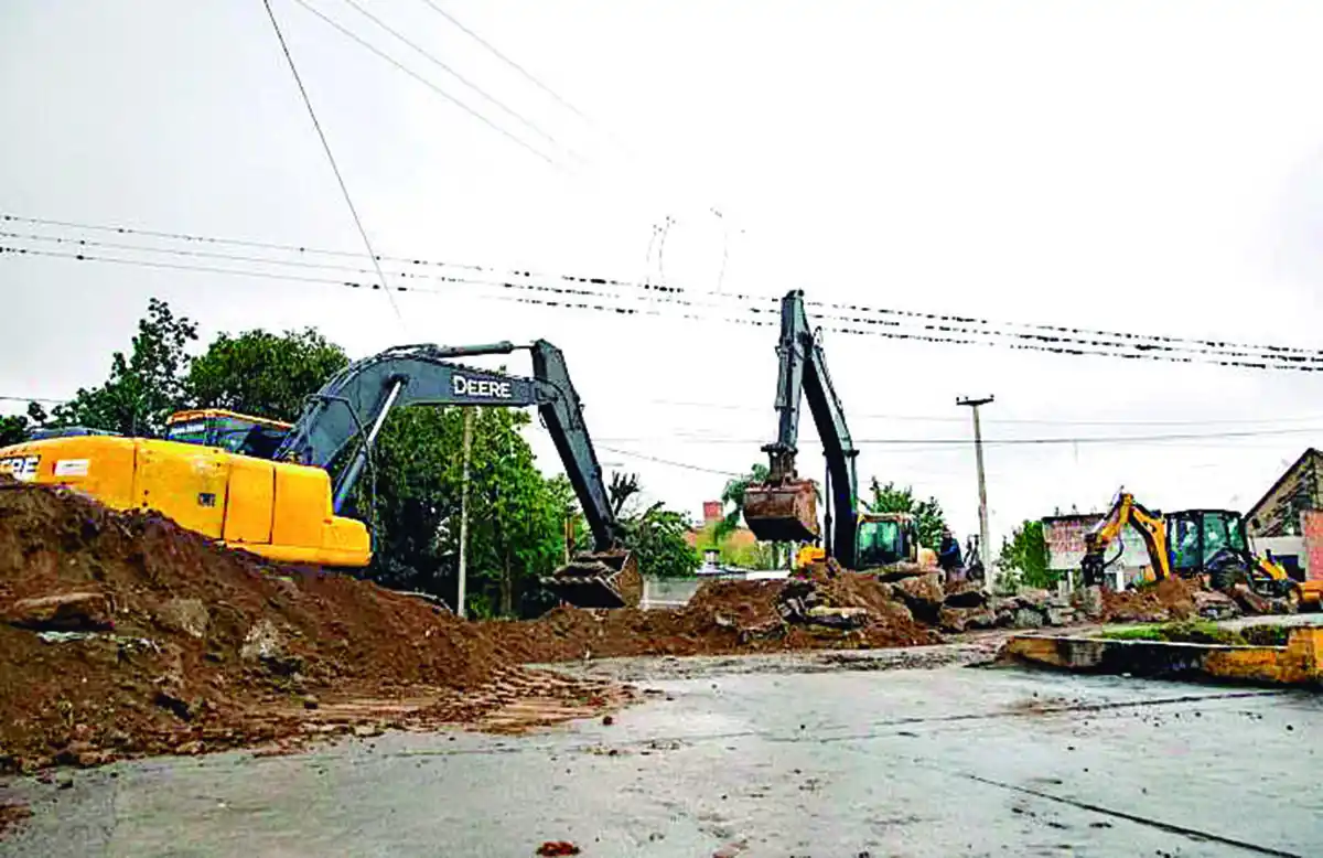 POLÉMICA. Las tareas conjuntas por la ruta generaron tensiones.