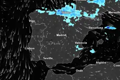 DANA en España: estas son las zonas más afectadas, con lluvias de hasta 50 mm en una hora