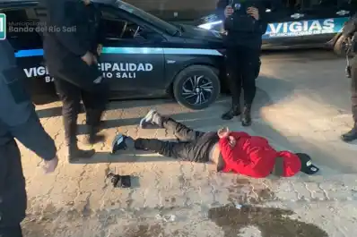Redujeron a un delincuente armado gracias a un llamado anónimo y a las cámaras de seguridad