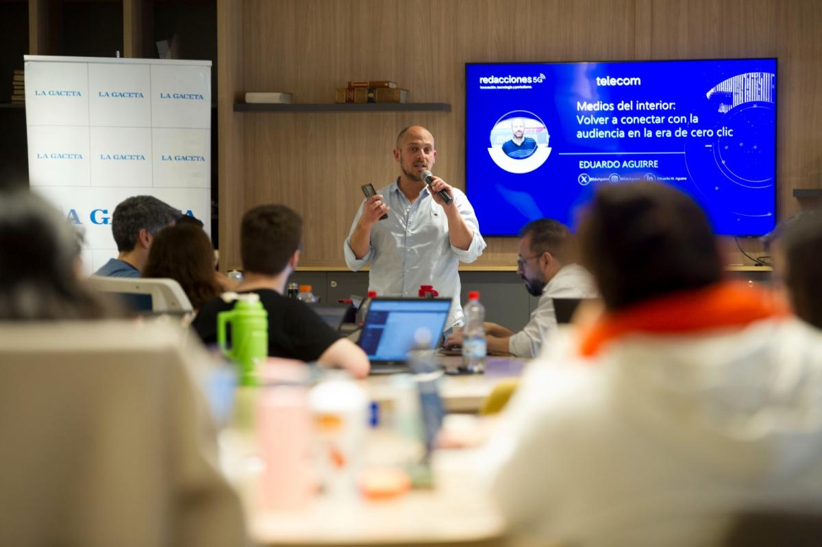 BIENVENIDA. José Názaro, el secretario de Redacción y coordinador de contenidos de LA GACETA.