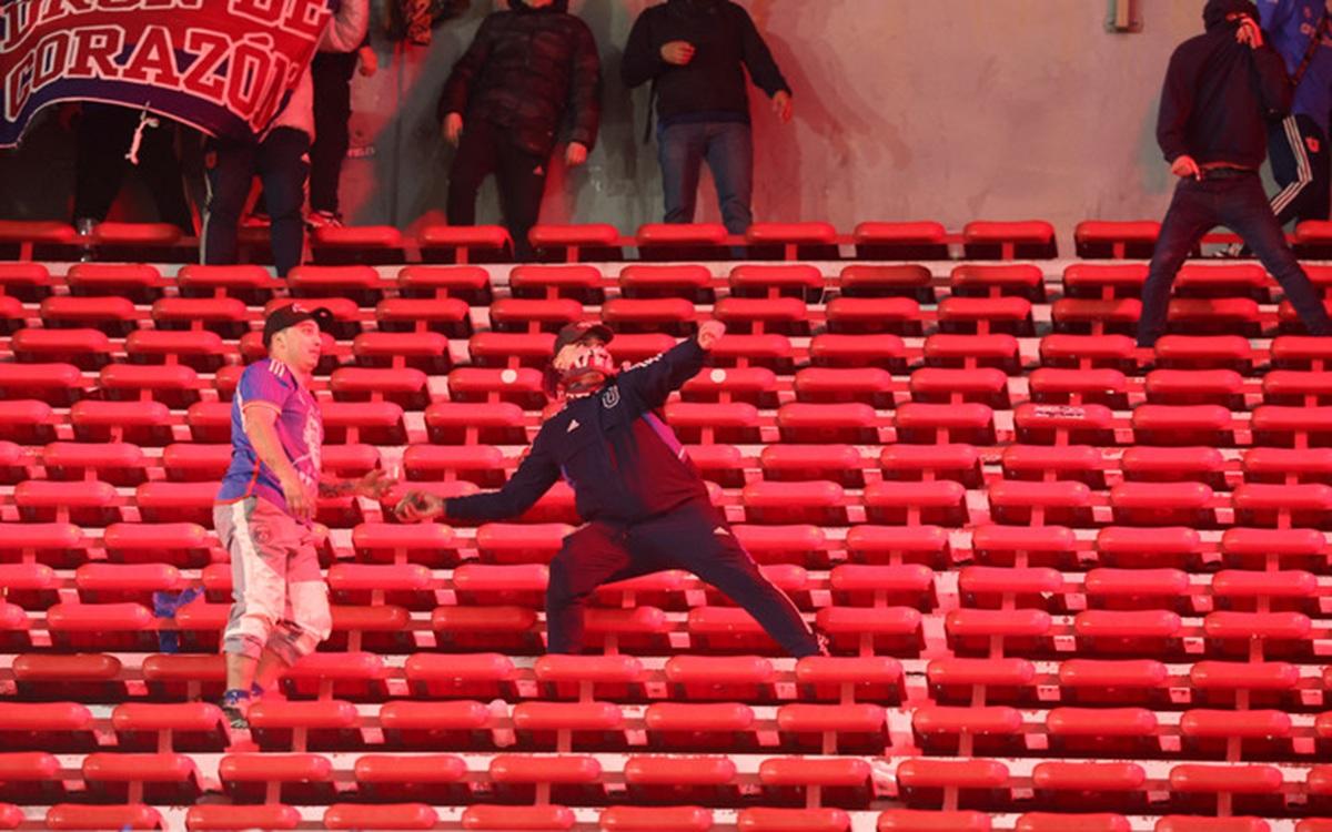 Fotos y videos de los graves incidentes en Independiente vs. U. de Chile por la Sudamericana
