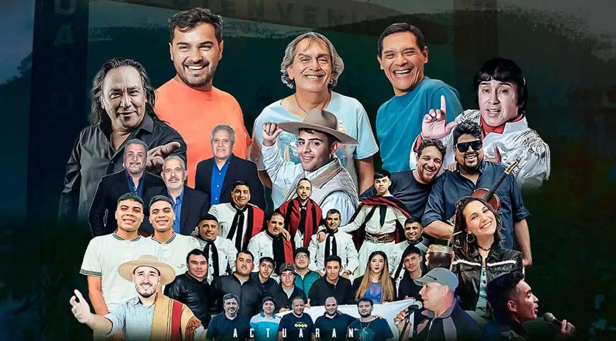 EN MONTEROS. Los Nocheros, Sergio Galleguillo, Ricky Maravilla, Vidaleros, Las 4 Cuerdas, algunos de los artistas que dirán presente.. / FESTIVAL DEL PUEBLO