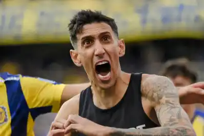 El increíble gesto de Di María tras el accidente de un juvenil de Rosario Central