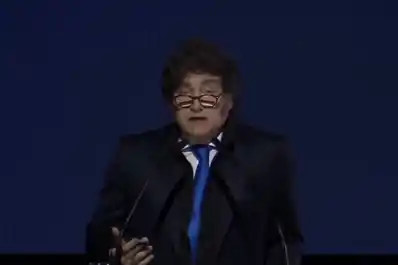 En Rosario, Javier Milei evitó hablar del escándalo de los audios y apuntó contra los “sodomitas del capital”