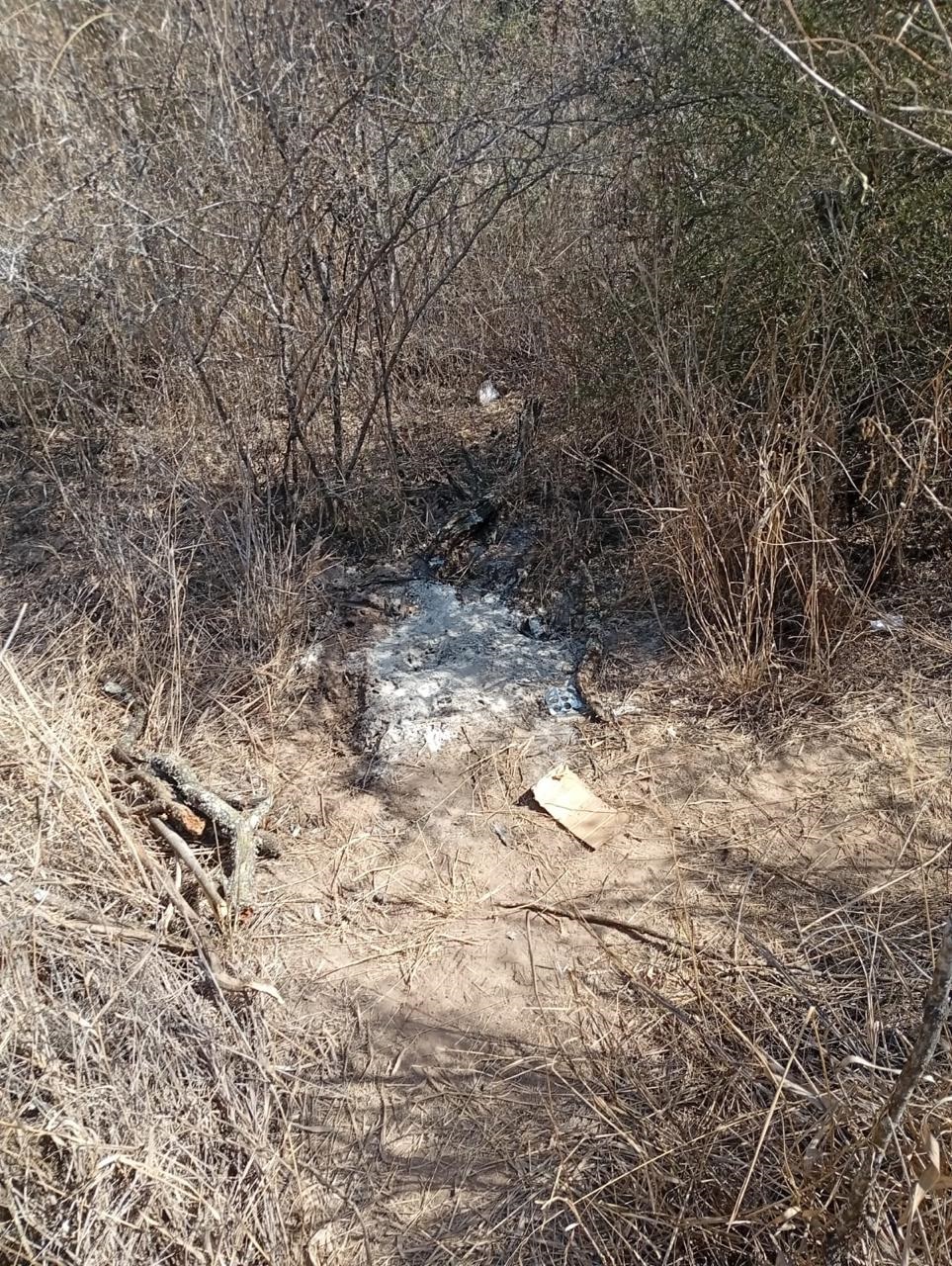 RECURSO. El acusado prendía una fogata para calentarse.