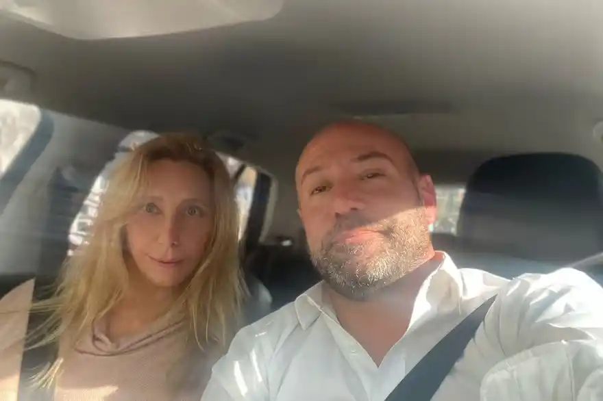 Karina Milei y Spagnuolo.