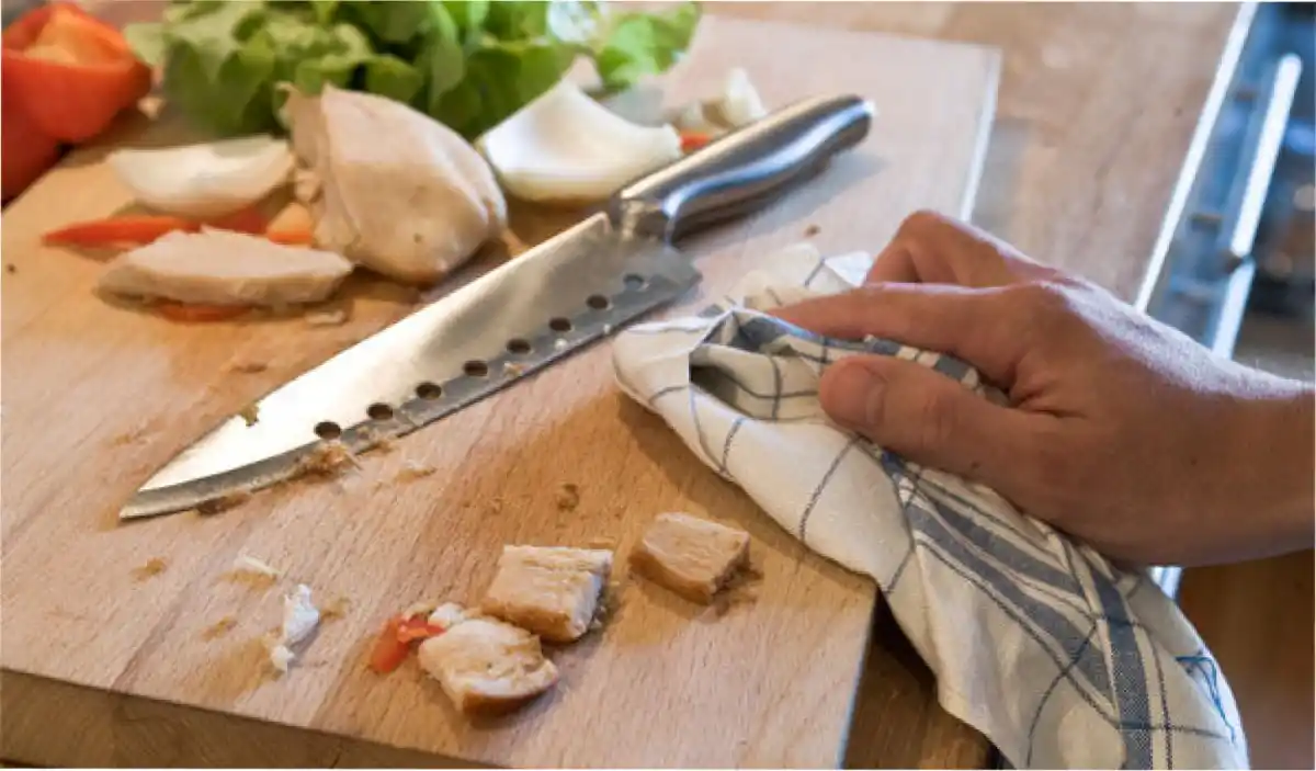El problema de los repasadores de cocina.