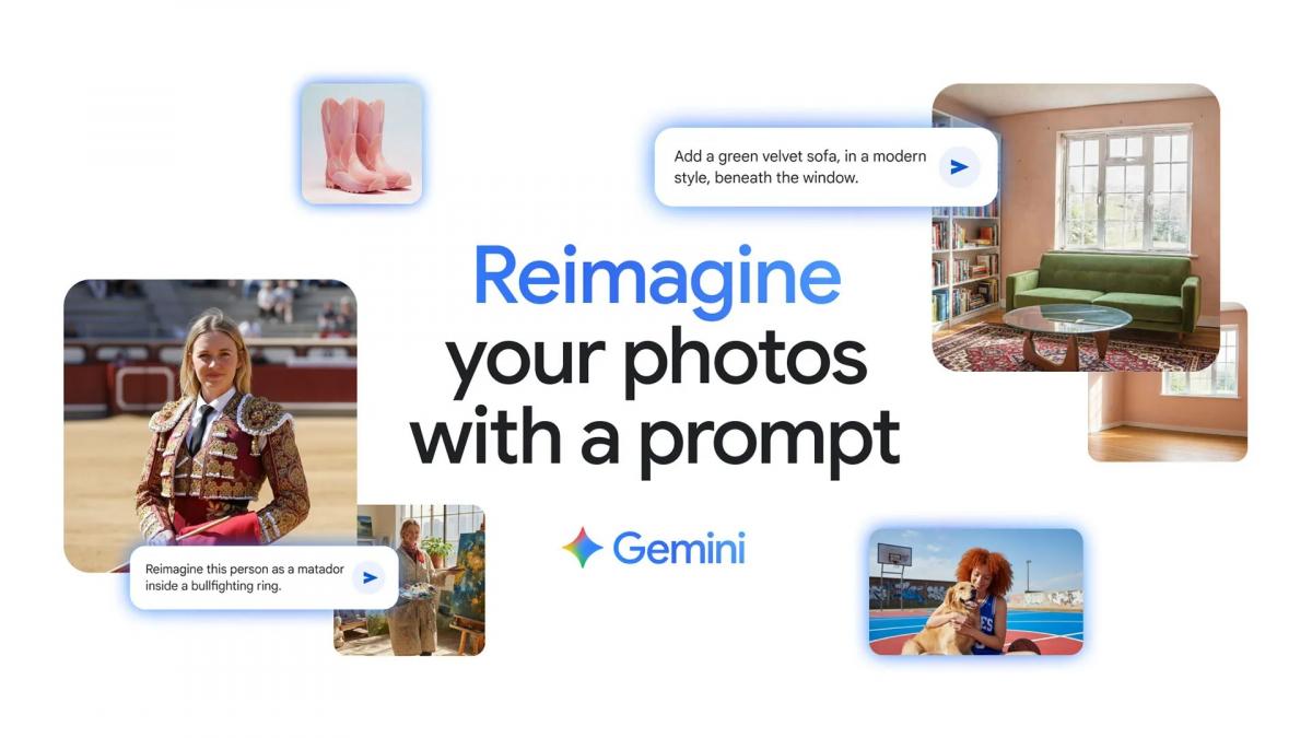 El nuevo editor de fotos de Gemini, la inteligencia artificial de Google