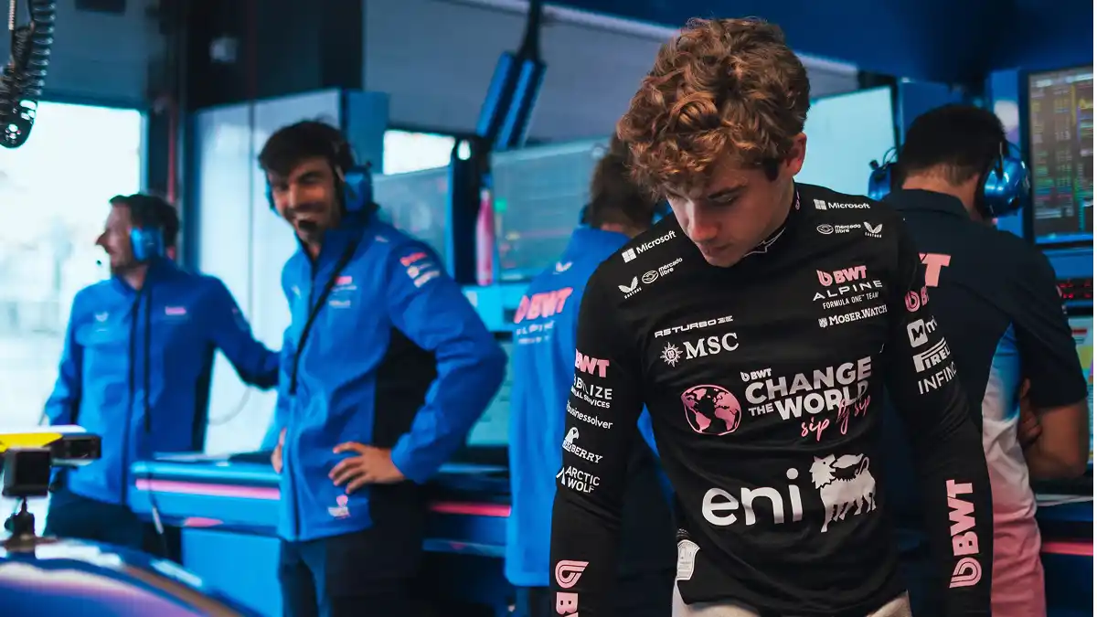 RÉCORD. Franco Colapinto terminó noveno y consiguió su mejor tiempo desde que llegó a Alpine.