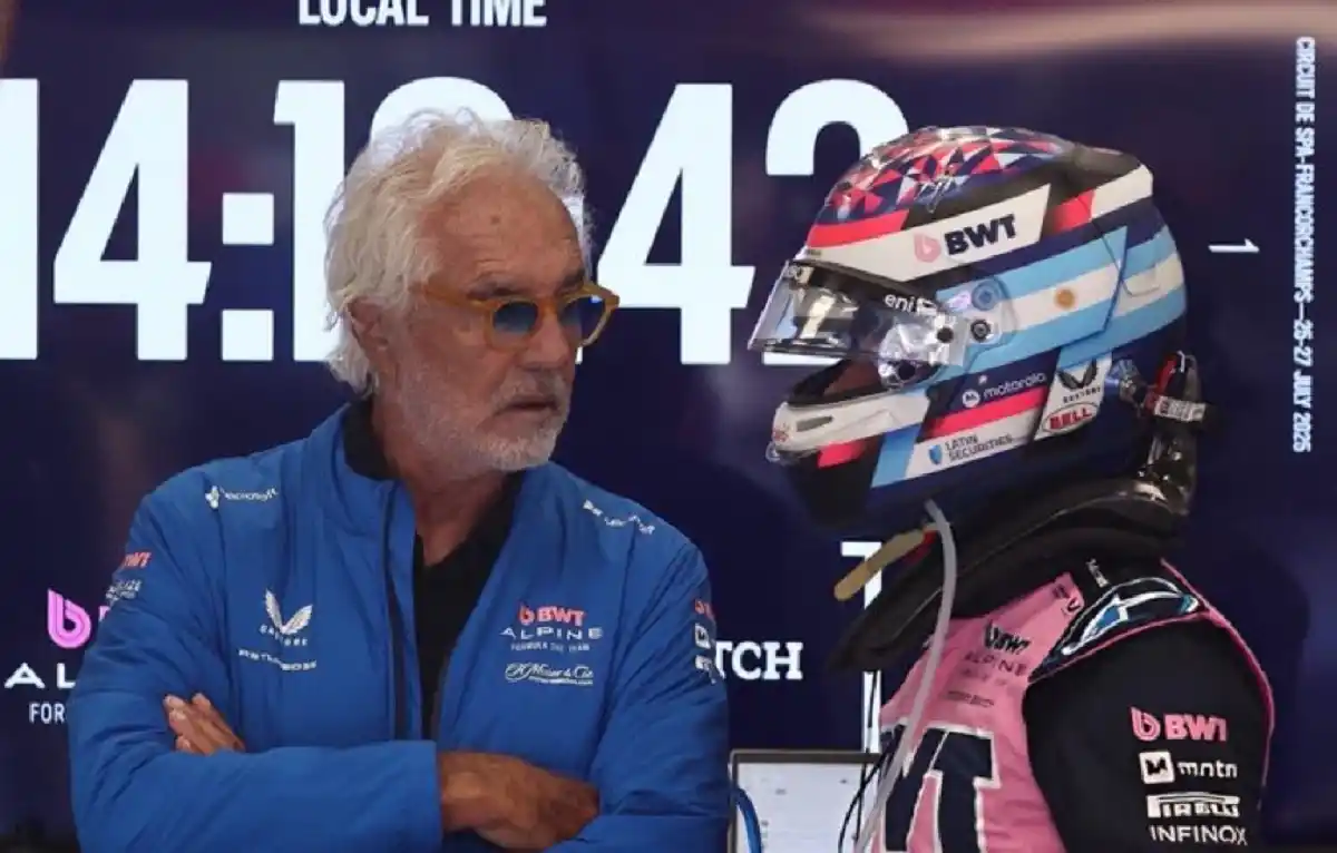 Briatore sorprendió con una comparación de Colapinto y explicó por qué aún no rinde en Alpine