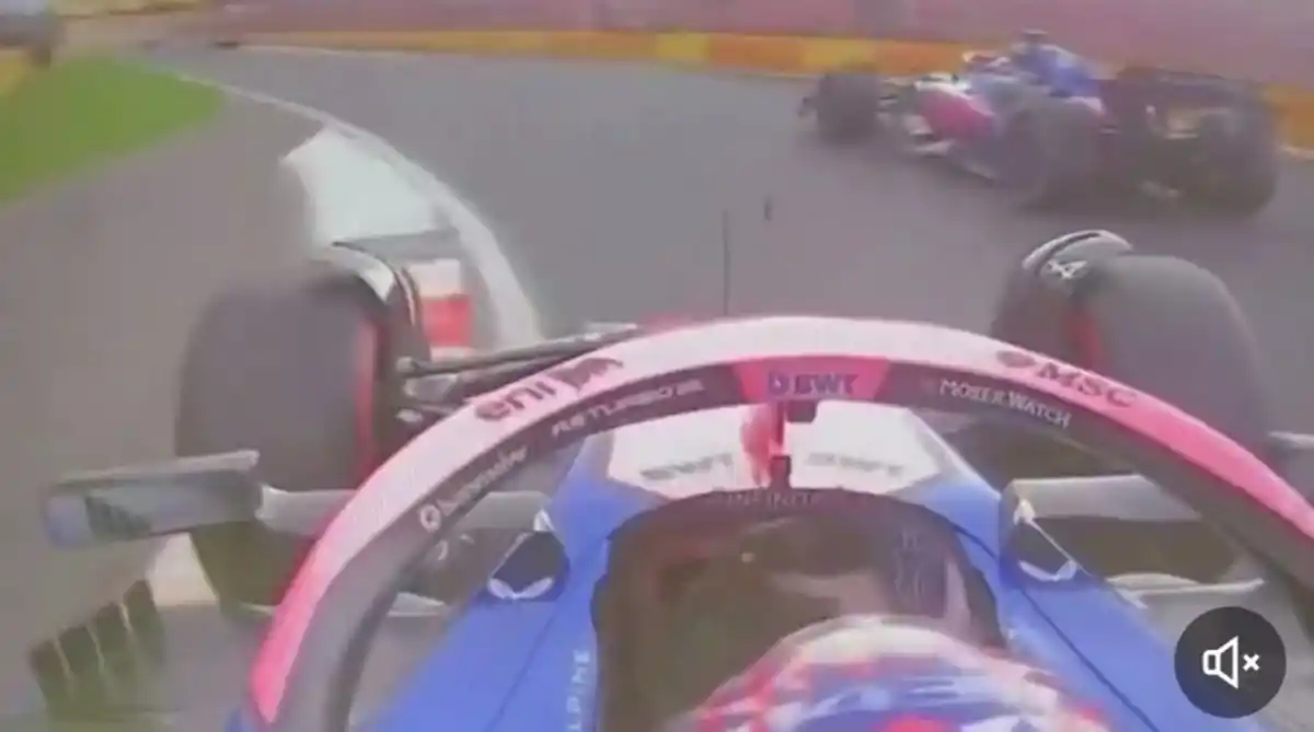 POLÉMICA. Gasly demoró en dejar pasar a Colapinto, y lo privó de sumar puntos.