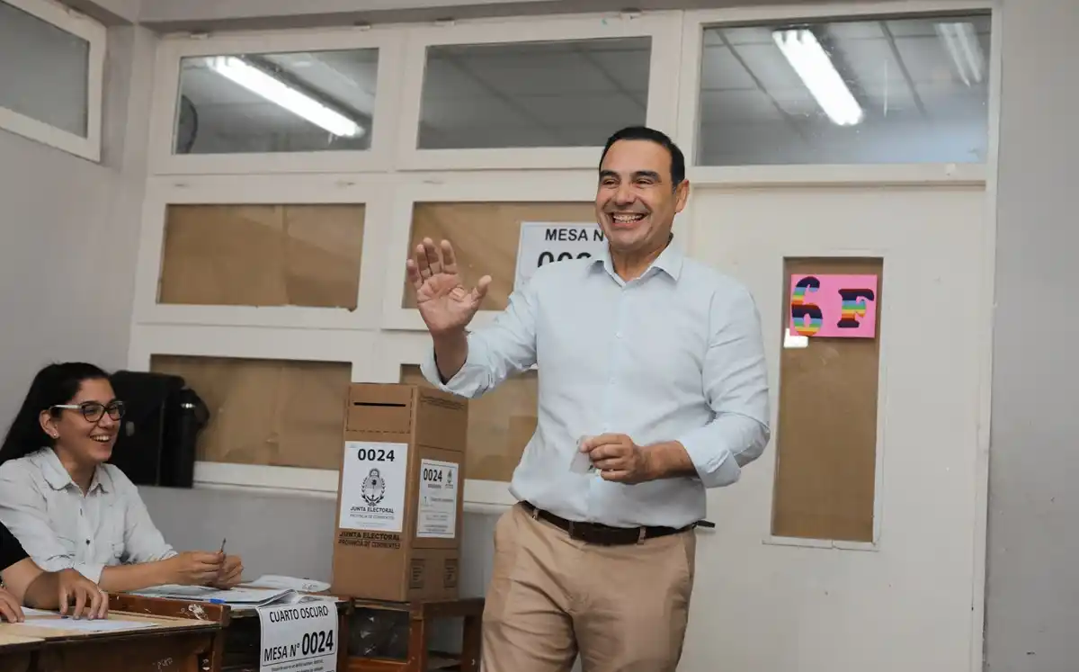 La frase de Valdés tras votar que sorprendió en Corrientes: “Todos seguimos buscando a Loan, como a Nisman”