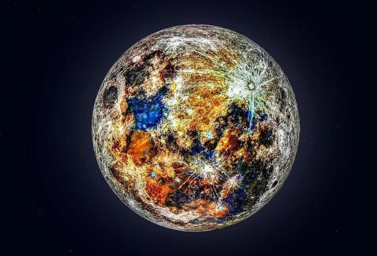 ¿Naranja, violeta o multicolor?: descubrieron cuál es el verdadero color de la Luna