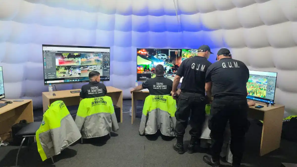 Alberdi estrenó un sistema de vigilancia con IA durante su tradicional fiesta