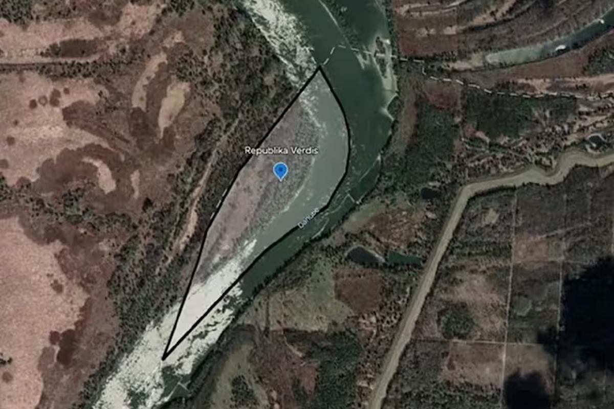 ENTRE SERBIA Y CROACIA. La República Libre de Verdis en Gornja Siga está ubicada en un terreno de 0,5 km², en una “tierra de nadie” entre Croacia y Serbia. / MAPS