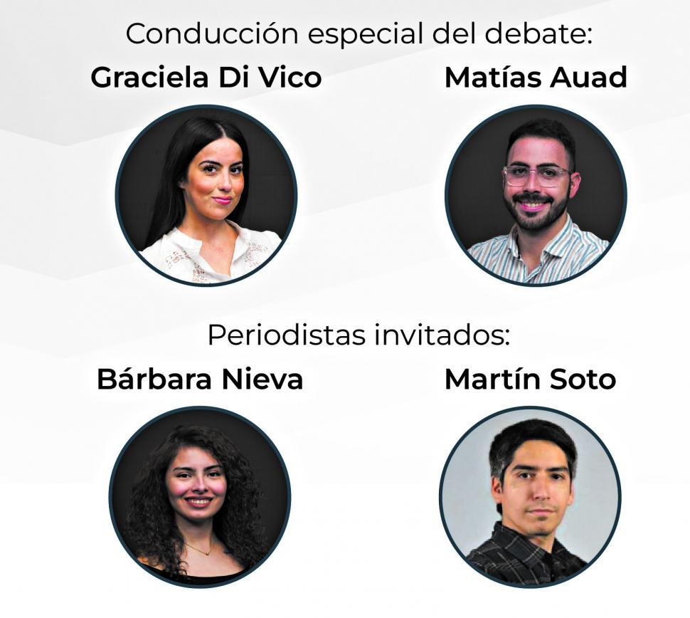 MODERADORES. Graciela Di Vico, Matías Auad, Bárbara Nieva y Martín Soto