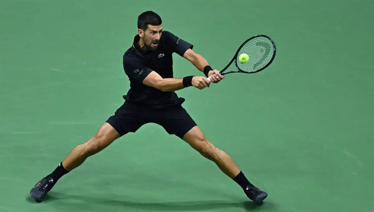 INOXIDABLE. A los 38 años, Novak Djokovic tiene por delante el desafío de meterse de nuevo entre los cuatro mejores del Abierto de los Estados Unidos.