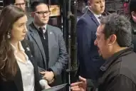 Victoria Villarruel visitó una fábrica y tuvo un tenso intercambio con un sindicalista