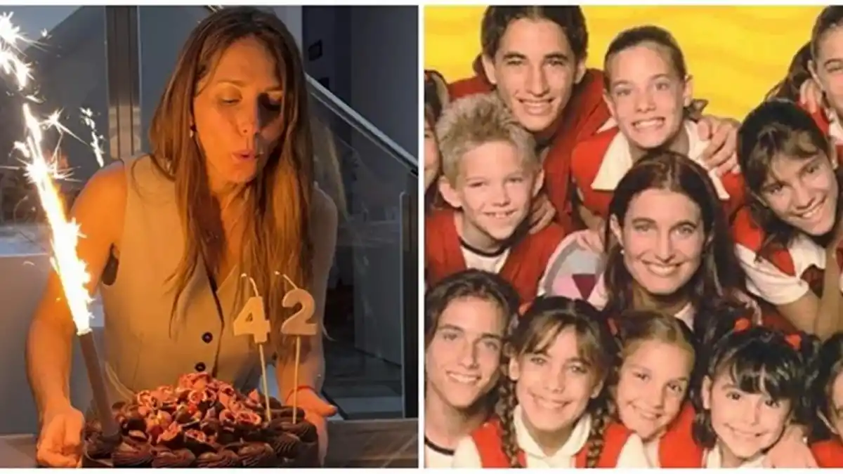 Georgina Mollo celebró sus 42 y reunió a sus ex compañeros de Chiquititas