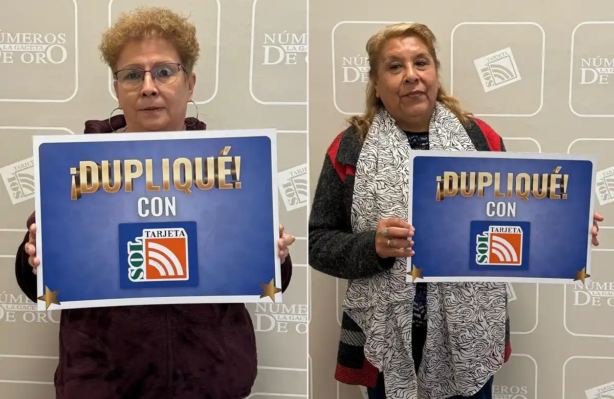  LAS GANADORAS. María Graciela Romero y Mercedes Caro. 