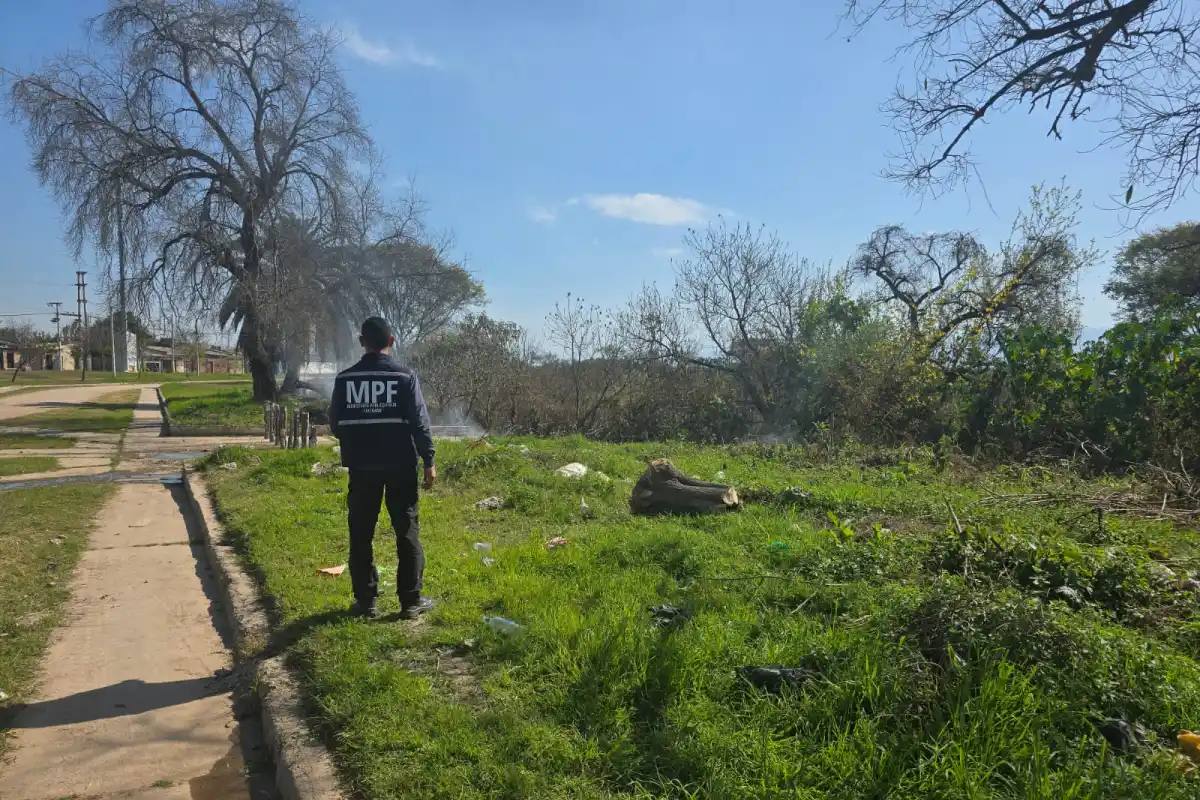 San Andrés: investigan una nueva quema de pastizales en el barrio Ampliación 210 Viviendas