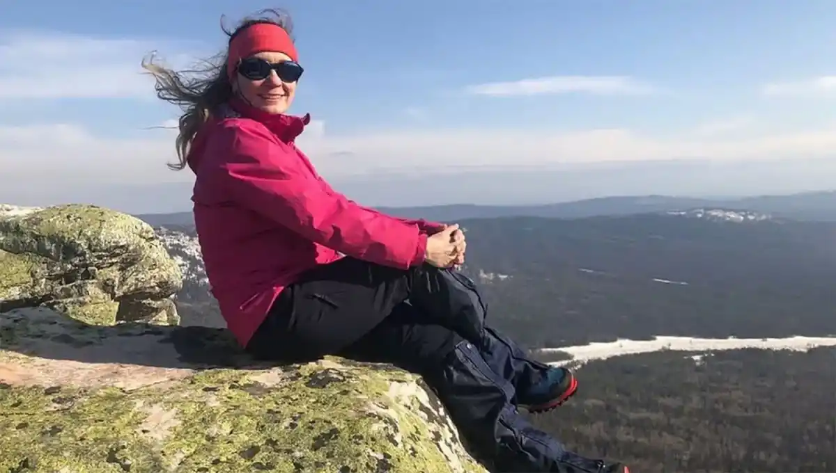 EXPERIMENTADA. Natalia Nagovitsyna soñaba con completar las cinco cumbres más altas de Rusia.