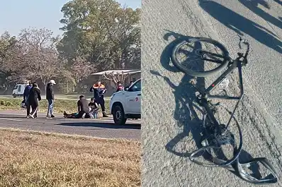 Grave accidente en la ruta 9: el biker José “Cheo” Hernández sufrió una fractura de craneo