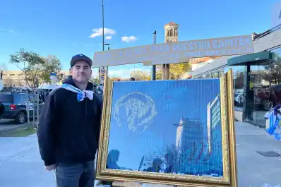 Un homenaje único a Messi en el Monumental: el mosaico colectivo de la Copa del Mundo