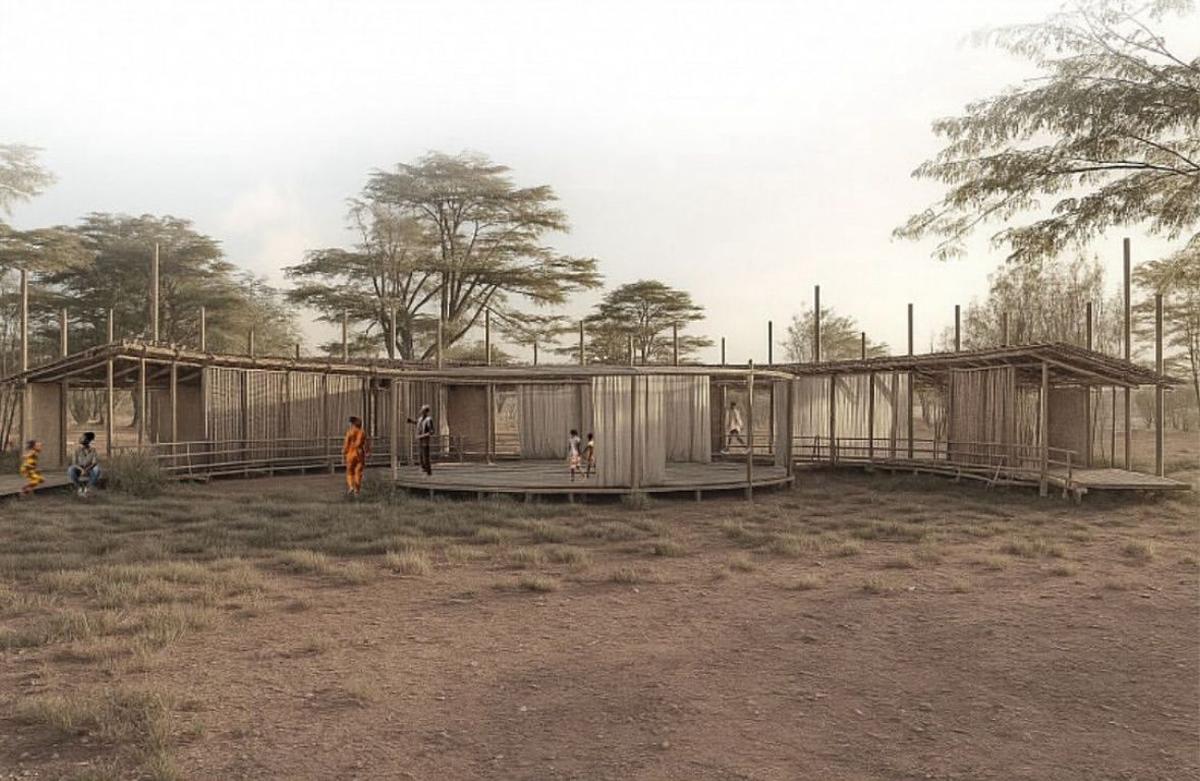 PARA LAS PRÁCTICAS COLECTIVAS. El proyecto se basa en la revalorización de la arquitectura vernácula y la integración de los sistemas de conocimiento locales. / FAU