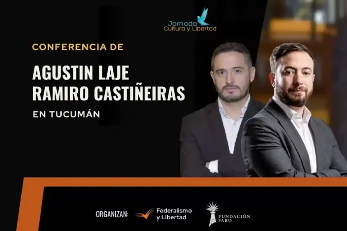 Agustín Laje y Ramiro Castiñeira disertarán esta tarde en Tucumán sobre “la batalla cultural en Argentina”